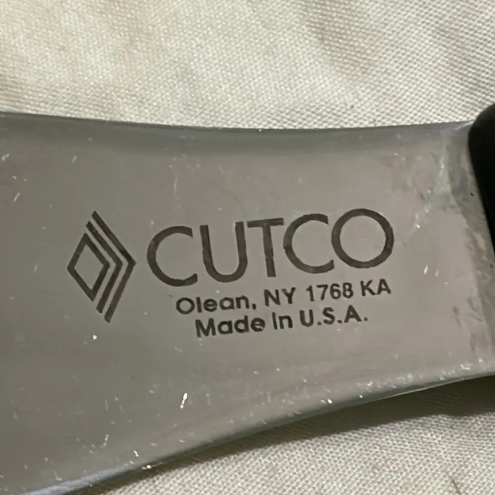 Vtg Cutco Spatula Spreader 1768 Knife Classic Brown Handle Double-D Edge USA
